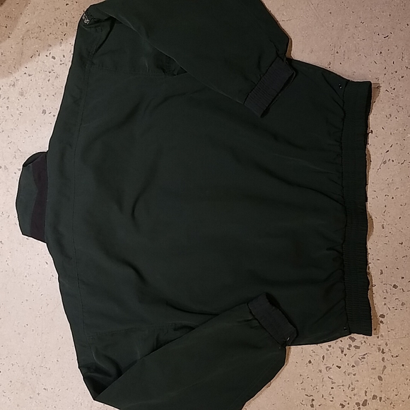 Tourney gore tex mens dark green button front windbreaker size xl - Picture 6 of 7